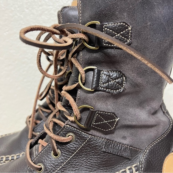 Timberland Hookset Tall Men’s Brown Leather Boots 74199 Size 12 main image 6